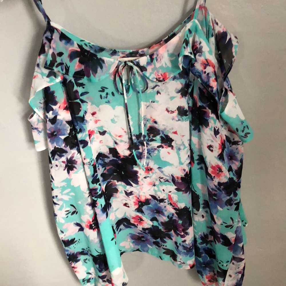 Floral Off the Shoulder Top